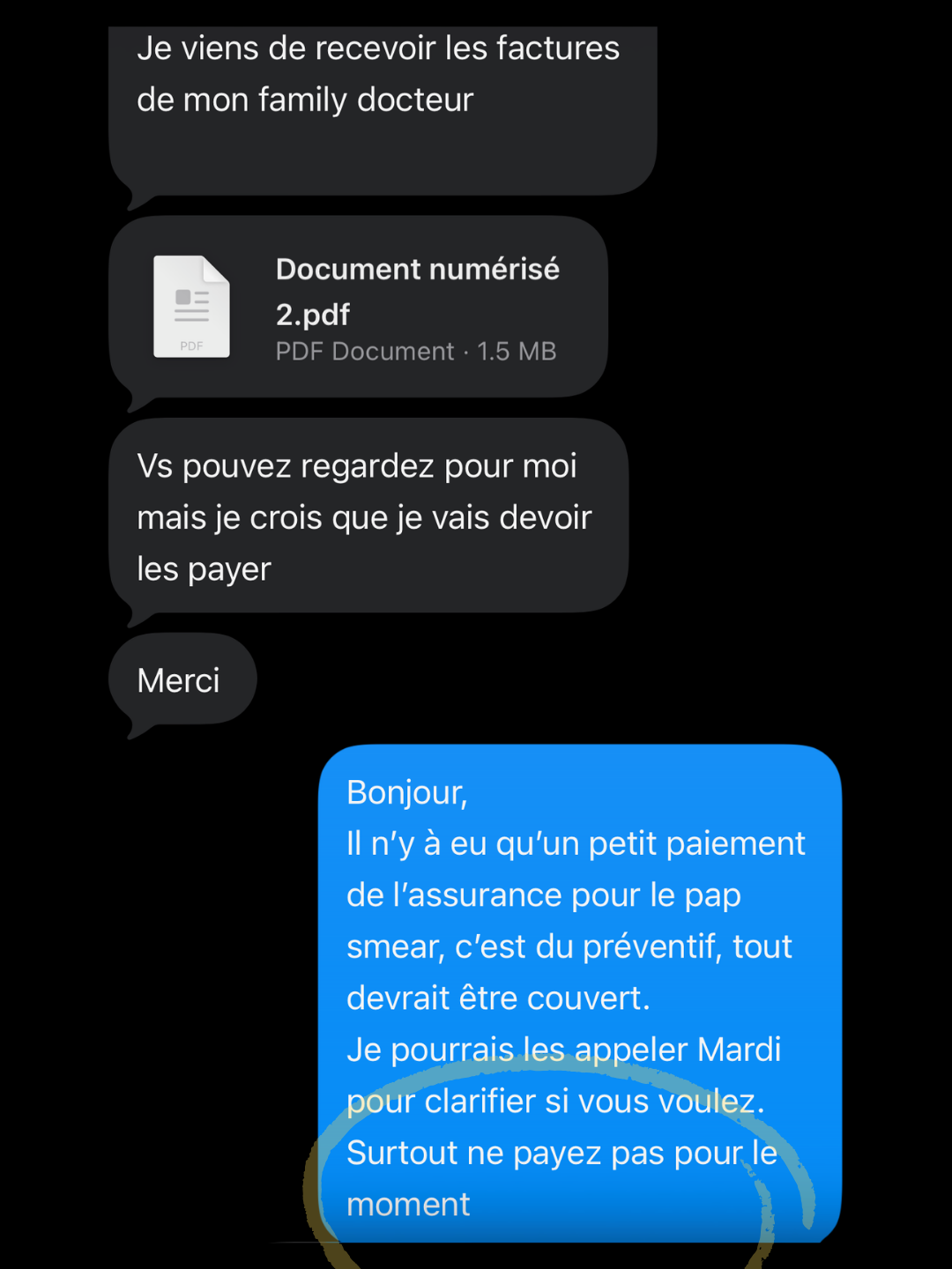 Facture évitée